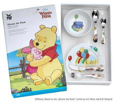 winnie the pooh platter|winnie the pooh cutlery set.